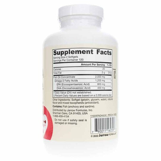 EPA-DHA Balance 2:1 Omega-3, JRF
